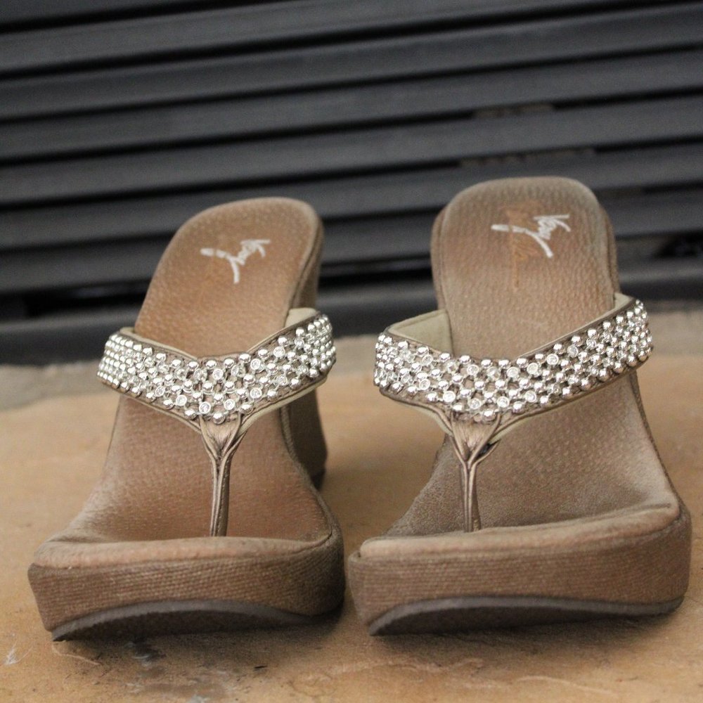 Very Volatile Broze Heel Sandals